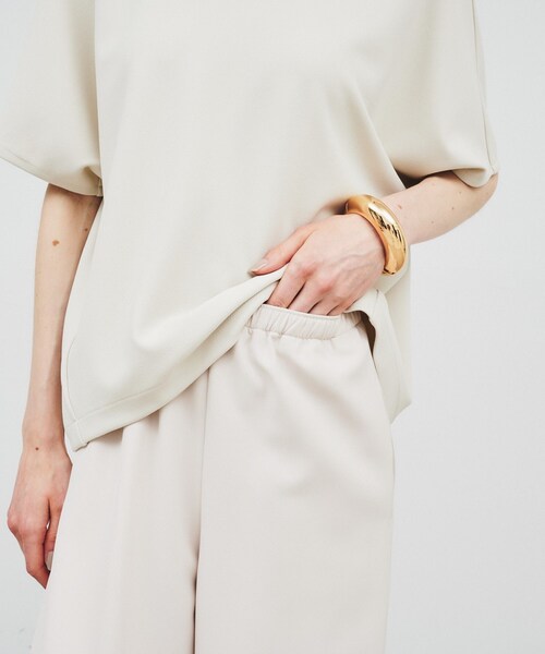 cloenc(クロエンス)の「◆【手洗い可】ドレープワイドパンツ(その他パンツ・レディース・ブラック/ナチュラル・01/02/03)」の8枚目の写真