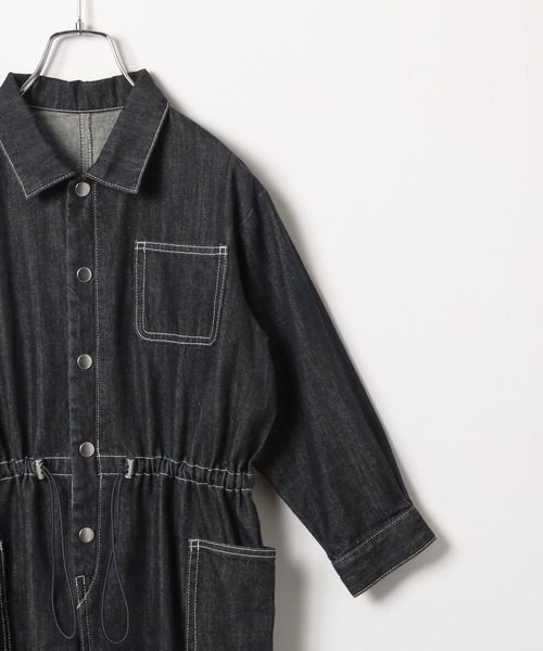 LEPSIM（レプシィム）の「【KIDS】デニムオールインワン　148841（サロペット/オーバーオール・キッズ・ワンウォッシュ・130）」の7枚目の写真