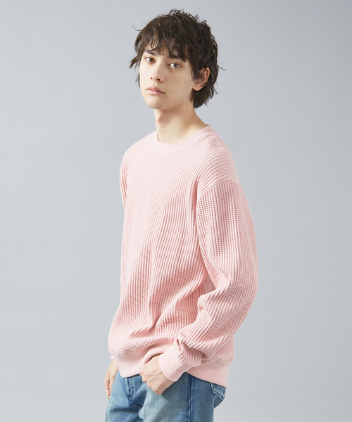 【JEMORGAN/ジェーイーモーガン】ビッグワッフル クルーネック カットソー ビッグワッフルクルーネック #JB001 | JEMORGAN ONLINE STORE