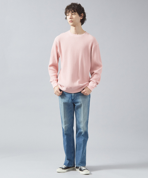 【JEMORGAN/ジェーイーモーガン】ビッグワッフル クルーネック カットソー ビッグワッフルクルーネック #JB001 | JEMORGAN ONLINE STORE