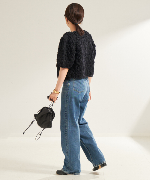 plage（プラージュ）の「HAND KNIT ジャンボスラブ カーディガン