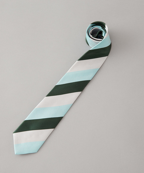 MEN'S MELROSE（メンズメルローズ）の「カラーストライプネクタイ（ネクタイ・メンズ・レッド系その他2/カーキ/レッド系その他/グリーン/ブラウン・9）」の6枚目の写真