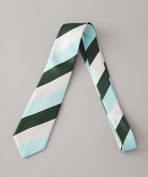 MEN'S MELROSE（メンズメルローズ）の「カラーストライプネクタイ（ネクタイ・メンズ・レッド系その他2/カーキ/レッド系その他/グリーン/ブラウン・9）」の7枚目の写真