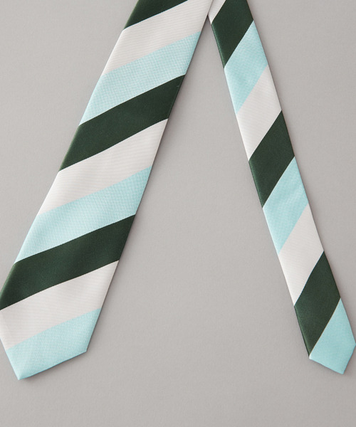 MEN'S MELROSE（メンズメルローズ）の「カラーストライプネクタイ（ネクタイ・メンズ・レッド系その他2/カーキ/レッド系その他/グリーン/ブラウン・9）」の8枚目の写真