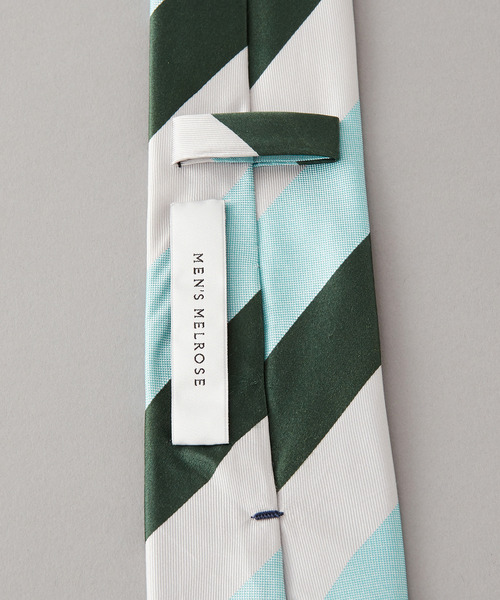 MEN'S MELROSE（メンズメルローズ）の「カラーストライプネクタイ（ネクタイ・メンズ・レッド系その他2/カーキ/レッド系その他/グリーン/ブラウン・9）」の10枚目の写真