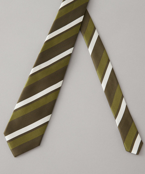 MEN'S MELROSE（メンズメルローズ）の「カラーストライプネクタイ（ネクタイ・メンズ・レッド系その他2/カーキ/レッド系その他/グリーン/ブラウン・9）」の13枚目の写真