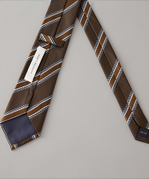 MEN'S MELROSE（メンズメルローズ）の「カラーストライプネクタイ（ネクタイ・メンズ・レッド系その他2/カーキ/レッド系その他/グリーン/ブラウン・9）」の19枚目の写真