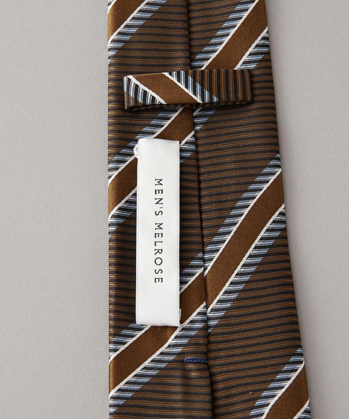 MEN'S MELROSE（メンズメルローズ）の「カラーストライプネクタイ（ネクタイ・メンズ・レッド系その他2/カーキ/レッド系その他/グリーン/ブラウン・9）」の20枚目の写真