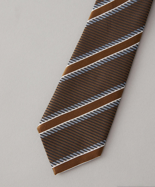 MEN'S MELROSE（メンズメルローズ）の「カラーストライプネクタイ（ネクタイ・メンズ・レッド系その他2/カーキ/レッド系その他/グリーン/ブラウン・9）」の21枚目の写真