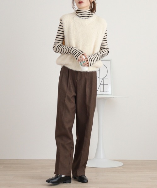 FUNALIVE（ファンアライブ）の「je crois soi ナイロンシャギーニット