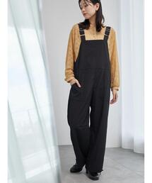 Samansa Mos2 blue | サロペット(その他パンツ)