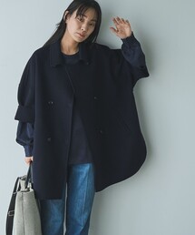 RONEL（ロネル）の「ウールミックスリバーコート（ピーコート）」
