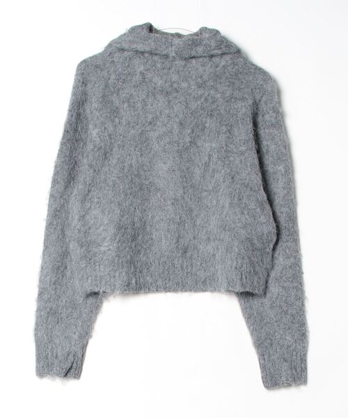 YDOT（ワイドット）の「【Y.BY NORDISK】ワイドットノルディスク SHAGGY KNIT BALACLAVA  P/O（ニット/セーター・メンズ・ブルー系その他/グレー系その他/ブラウン系その他・FREE）」の5枚目の写真