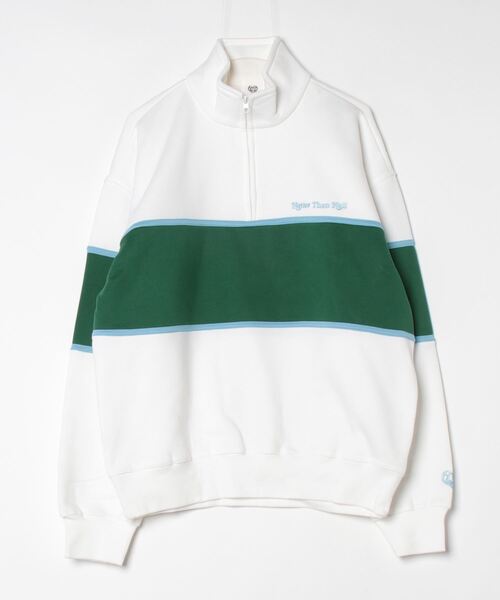 HTH（エイチティーエイチ）の「line half zip（スウェット・レディース・オフホワイト/ボルドー・フリー）」の10枚目の写真