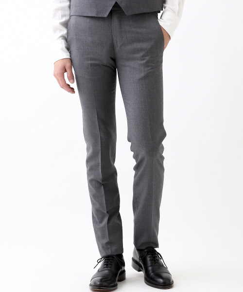 ABAHOUSE(アバハウス)の「【NEW ZEALAND WOOL】ツイルパンツ(その他パンツ・メンズ・ネイビー/ブラック/グレー・2/3/1)」の3枚目の写真