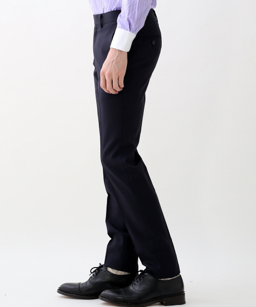 ABAHOUSE(アバハウス)の「【NEW ZEALAND WOOL】ツイルパンツ(その他パンツ・メンズ・ネイビー/ブラック/グレー・2/3/1)」の4枚目の写真