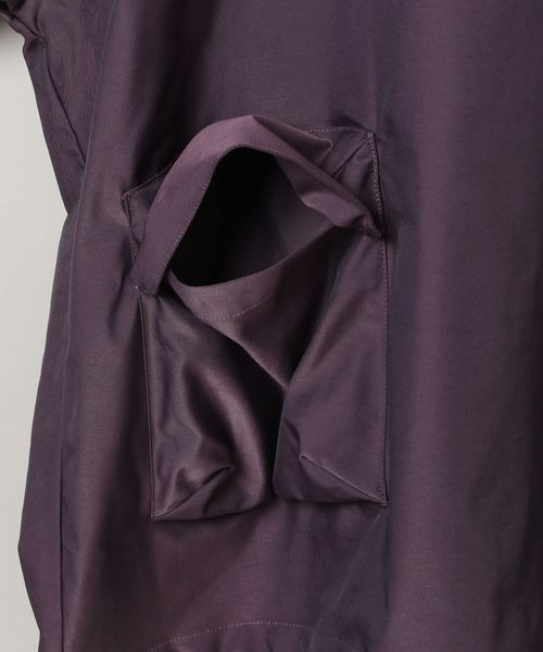 JEANASIS(ジーナシス)の「シャンブレーナイロンポケットアノラック/226097(パーカー・レディース・カーキ系/パープル系その他・FREE)」の8枚目の写真