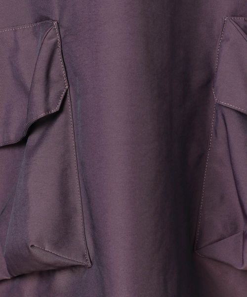 JEANASIS(ジーナシス)の「シャンブレーナイロンポケットアノラック/226097(パーカー・レディース・カーキ系/パープル系その他・FREE)」の10枚目の写真