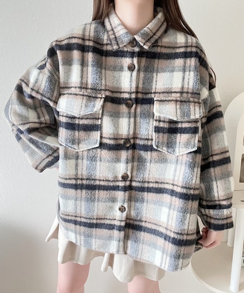 12ACNE STUDIOS チェックジャケット　キルティング LLサイズ セール】起毛チェックジャケット（その他アウター）｜Nana(ナナ)（ナナ