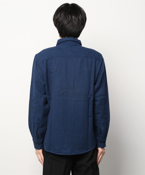 WESTSEA（ウエストシー）の「ヘビーネル 無地 長袖ワークシャツ（シャツ/ブラウス・メンズ・グレー/ネイビー/ブラック/サックスブルー/アイボリー・L/XL/M）」の14枚目の写真