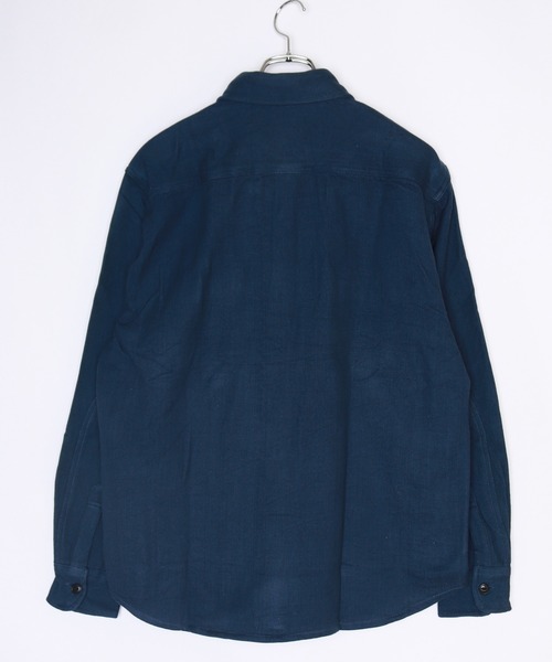 WESTSEA（ウエストシー）の「ヘビーネル 無地 長袖ワークシャツ（シャツ/ブラウス・メンズ・グレー/ネイビー/ブラック/サックスブルー/アイボリー・L/XL/M）」の16枚目の写真