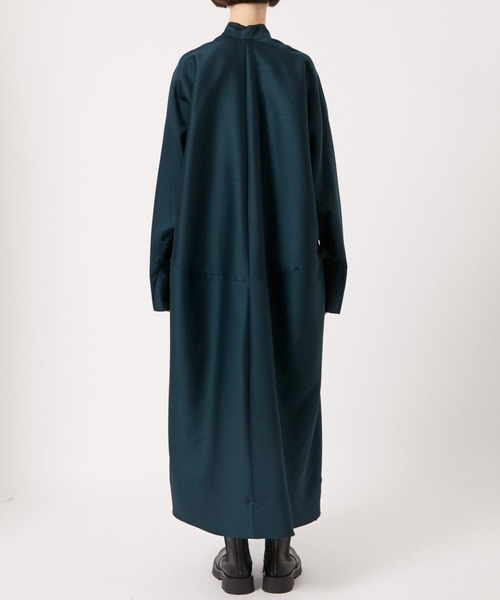 【HARUNOBUMURATA/ハルノブムラタ】別注 ELIANA GOLDボタン/ROUND SHAPED VOLUME DRESS/エリアナ/ラウンドシェイプボリュームドレス（ワンピース）｜HARUNOBUMURATA（ハルノブムラタ）