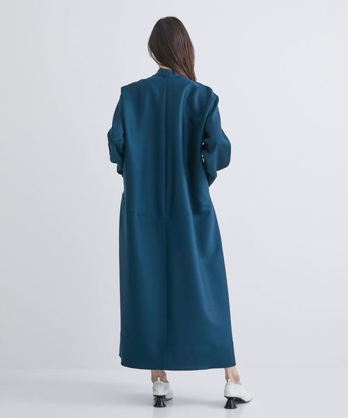 【HARUNOBUMURATA/ハルノブムラタ】別注 ELIANA GOLDボタン/ROUND SHAPED VOLUME DRESS/エリアナ/ラウンドシェイプボリュームドレス（ワンピース）｜HARUNOBUMURATA（ハルノブムラタ）