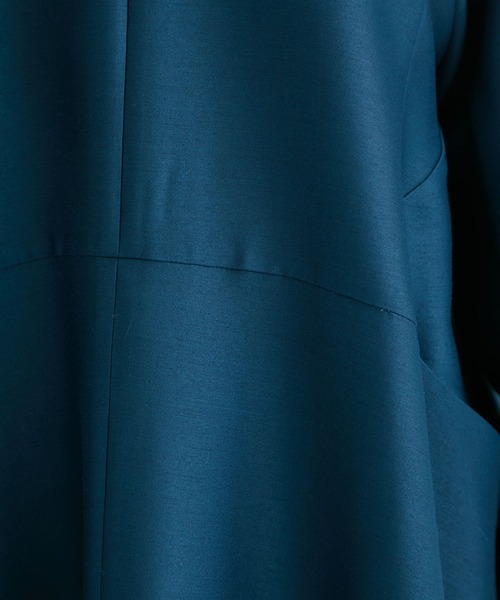 【HARUNOBUMURATA/ハルノブムラタ】別注 ELIANA GOLDボタン/ROUND SHAPED VOLUME DRESS/エリアナ/ラウンドシェイプボリュームドレス（ワンピース）｜HARUNOBUMURATA（ハルノブムラタ）