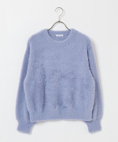Honeys（ハニーズ）の「フェザークルーニット（ニット/セーター）」 - WEAR
