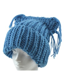 ALTROSE | ローゲージ ネコミミ ねこみみ 猫耳 ニット帽(ニットキャップ/ビーニー)