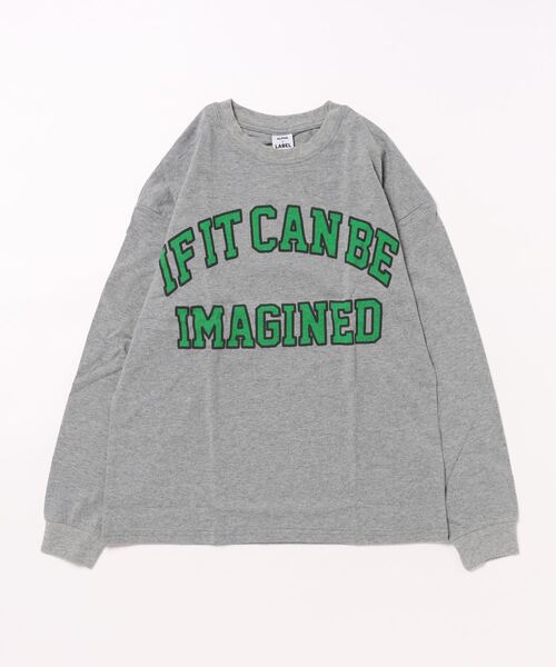 ALPHA LABEL（アルファーレーベル）の「カレッジロゴTシャツ（Tシャツ/カットソー・キッズ・ホワイト/ブラック/グレー/ブルー・150/S/M）」の3枚目の写真