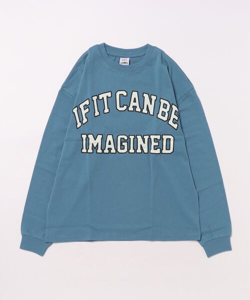 ALPHA LABEL（アルファーレーベル）の「カレッジロゴTシャツ（Tシャツ/カットソー・キッズ・ホワイト/ブラック/グレー/ブルー・150/S/M）」の4枚目の写真