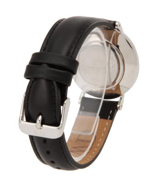 Ray BEAMS（レイビームス）の「DANIEL WELLINGTON / Classy レザーベルト / シルバー 34mm（アナログ腕時計・レディース・ブラウン/ブラック・ONE SIZE）」の12枚目の写真
