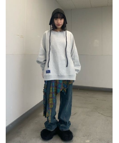 SLY(スライ)の「KNIT RIBBON HAT ニット リボン ハット(ニットキャップ/ビーニー・レディース・ブラック/グレー/レッド・FREE)」の16枚目の写真
