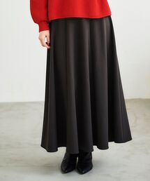 le.coeur blanc | 《手洗い可能》エステルスパンパネルスカート(スカート)