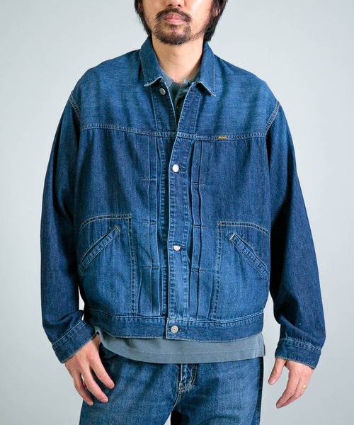 OMNIGOD mens / オムニゴッド] 7ozデニム ショートワークジャケット