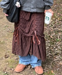 Auntie Rosa | 【rin.】レースギャザーレイヤードスカート(スカート)