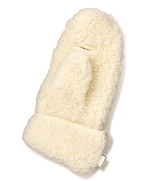 ROSE BUD（ローズバッド）の「(COLDBREAKER)ボアミトン（手袋・レディース・ホワイト/ブラウン・FREE）」の8枚目の写真