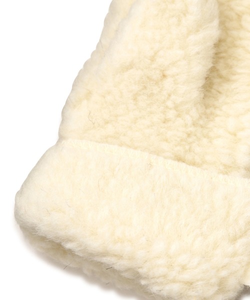 ROSE BUD（ローズバッド）の「(COLDBREAKER)ボアミトン（手袋・レディース・ホワイト/ブラウン・FREE）」の6枚目の写真