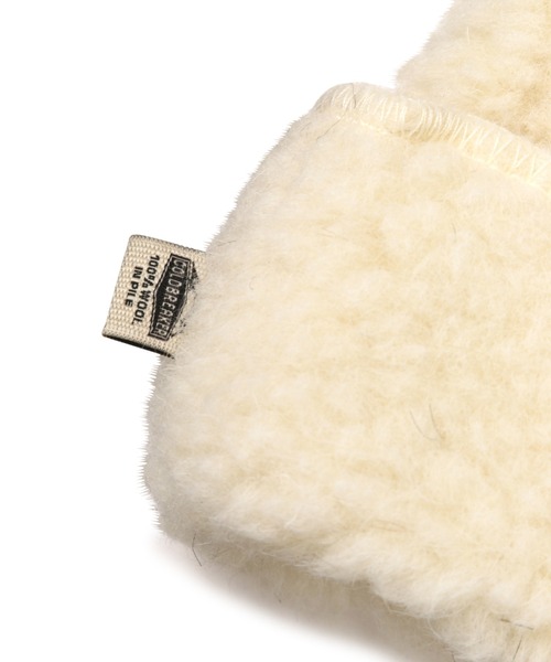 ROSE BUD（ローズバッド）の「(COLDBREAKER)ボアミトン（手袋・レディース・ホワイト/ブラウン・FREE）」の5枚目の写真