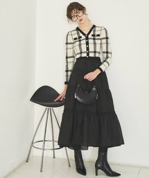 AND COUTURE | オーガンティアードスカート(スカート)
