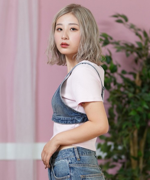 ROXY ロキシー デニムビスチェ レディース セットアップ対応 RBR251068_BRJ ROXY/ロキシー デニムビスチェ セットアップ対応 RBR251068