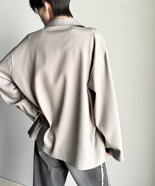 ぷゆん⭐︎eLLa グレー オーバージャケット ぷゆん様専用⭐︎eLLa グレー オーバージャケット