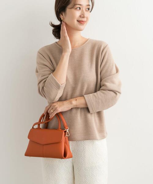 URBAN RESEARCH DOORS（アーバンリサーチドアーズ）の「バックジップデザインプルオーバー（Tシャツ/カットソー・レディース・ブルー/チャコールグレー/ベージュ・MEDIUM）」の6枚目の写真