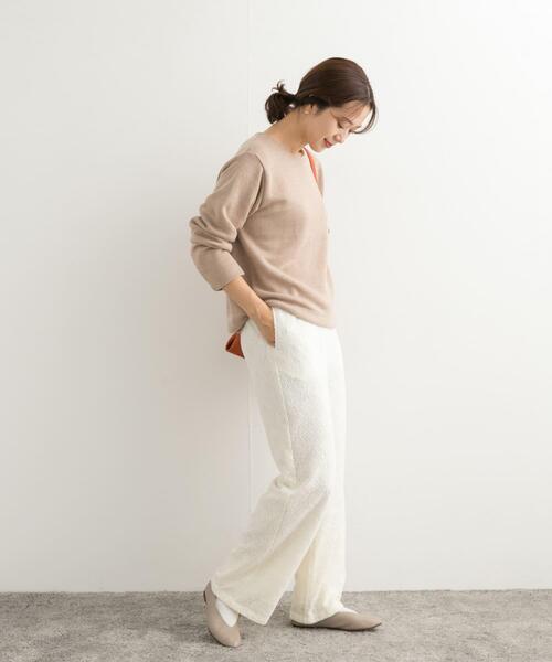 URBAN RESEARCH DOORS（アーバンリサーチドアーズ）の「バックジップデザインプルオーバー（Tシャツ/カットソー・レディース・ブルー/チャコールグレー/ベージュ・MEDIUM）」の12枚目の写真