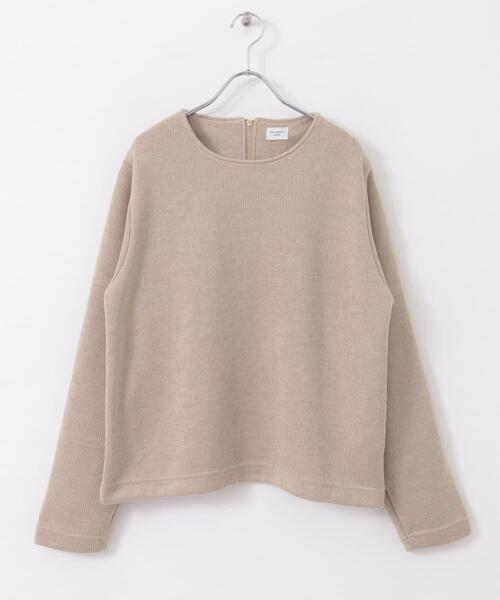 URBAN RESEARCH DOORS（アーバンリサーチドアーズ）の「バックジップデザインプルオーバー（Tシャツ/カットソー・レディース・ブルー/チャコールグレー/ベージュ・MEDIUM）」の13枚目の写真