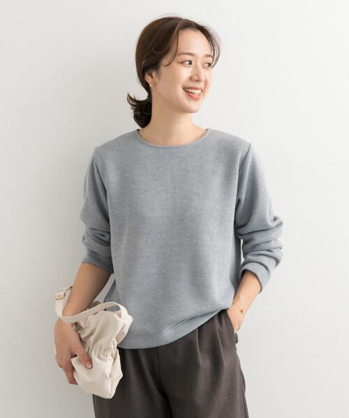 URBAN RESEARCH DOORS（アーバンリサーチドアーズ）の「バックジップデザインプルオーバー（Tシャツ/カットソー・レディース・ブルー/チャコールグレー/ベージュ・MEDIUM）」の18枚目の写真