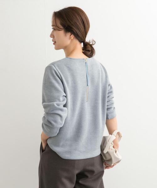 URBAN RESEARCH DOORS（アーバンリサーチドアーズ）の「バックジップデザインプルオーバー（Tシャツ/カットソー・レディース・ブルー/チャコールグレー/ベージュ・MEDIUM）」の19枚目の写真