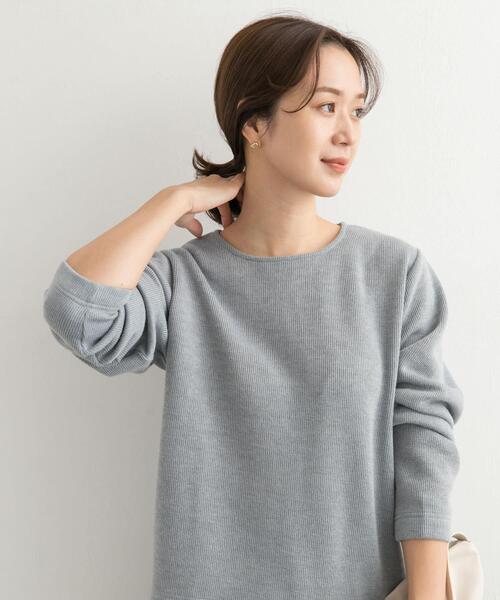 URBAN RESEARCH DOORS（アーバンリサーチドアーズ）の「バックジップデザインプルオーバー（Tシャツ/カットソー・レディース・ブルー/チャコールグレー/ベージュ・MEDIUM）」の21枚目の写真