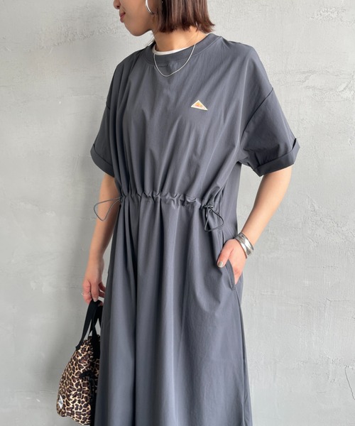 KELTY（ケルティ）の「[KELTY/ケルティ] 別注 ラッシュコンフォート ショートスリーブナイロンワンピース（ワンピース・レディース・オリーブ/ブラック/チャコールグレー・F）」の7枚目の写真